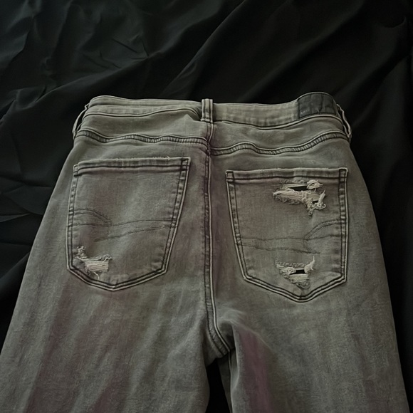 Grey Jeans, American Eagle, NE(X)T Level Stretch, Super High Rise Jegging - Picture 9 of 10